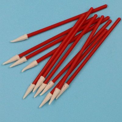 Kit de hisopos de limpieza de microfibra para detalles de automóviles con espuma de PP roja sin pelusa para limpieza de precisión