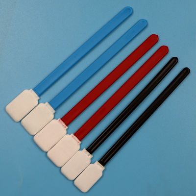 Kit de hisopos de limpieza de microfibra para detalles de automóviles con espuma de PP roja sin pelusa para limpieza de precisión