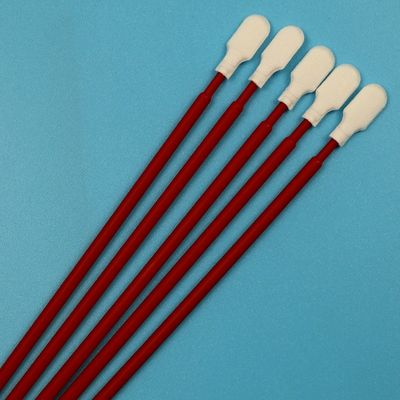 Kit de hisopos de limpieza de microfibra para detalles de automóviles con espuma de PP roja sin pelusa para limpieza de precisión