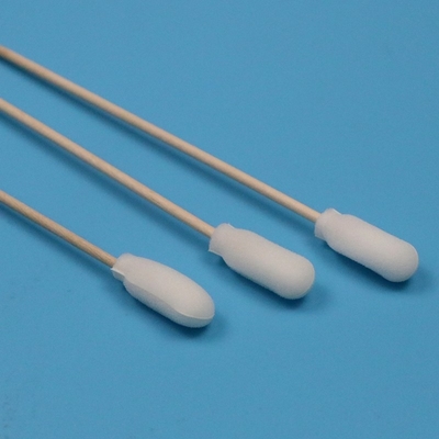 TX720 Aplicador de hisopo de algodón con cubierta de espuma médica y esponja con palillo de madera biodegradable