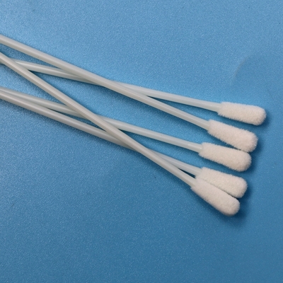 Hisopo de muestreo oral de nailon flocado envuelto individualmente, 146 mm, hisopo estéril para recolección de muestras sin punto de rotura para uso médico