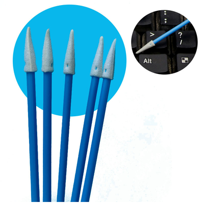 TX750 Ultra Low Lint Mini Pointed Cleanroom Sponge Swab Detallado de espuma ESD para limpieza de precisión