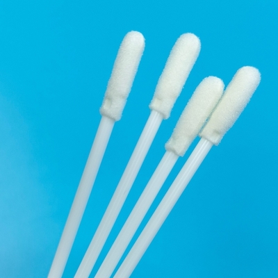 8 cm de espuma estéril de palo de PP con tubo de muestreo de superficie ambiental para laboratorio