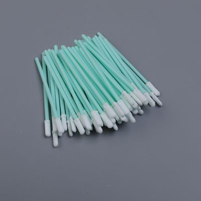 70 mm Swab de poliéster de cabeza pequeña - punta ultra delgada de 2 mm - para flujo de PCB, pasta de soldadura, pines de conector y ranuras de sensores - 100 pcs
