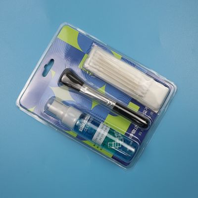 Toallitas de limpieza de microfibra portátiles 4 en 1, kit de limpieza de lentes para portátiles y pantallas con solución