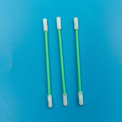 TX758 Swab de poliéster ESD de doble extremo libre de lingotes Precisión de sala limpia Swab detallado para eliminar el polvo