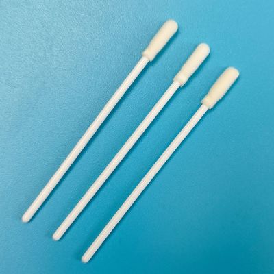 Hisopo de muestreo de superficie con punta de espuma redonda de 8 cm y varilla de PP, hisopo para la recolección de muestras para control ambiental, hisopo para alimentos