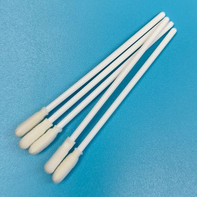 Hisopo de muestreo de superficie con punta de espuma redonda de 8 cm y varilla de PP, hisopo para la recolección de muestras para control ambiental, hisopo para alimentos