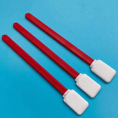 714 Lint Free Red Handle Limpieza de automóviles Swab detallado de microfibra Swab de cuarto limpio Swab de poliéster para limpieza de superficies