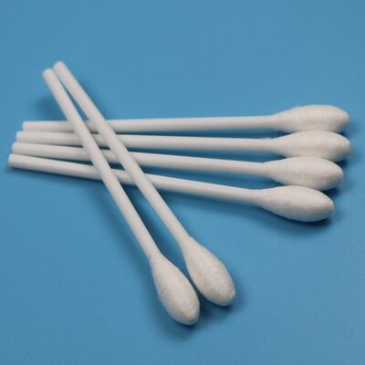 100 mm de PP rígido Bastón Gran Cabeza redonda de algodón botones médicos Qtips de algodón Swab aplicador para laboratorio