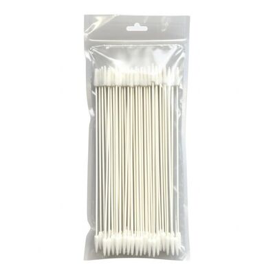 Hisopos de limpieza para impresoras DTF con cabezal de esponja de espuma cuadrada de 23 cm de longitud extra, 50 hisopos por paquete