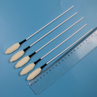 Hisopo de limpieza médica con esponja de limpieza médica, hisopo con punta de espuma, Trocar, 21cm de largo desechable, para hospital