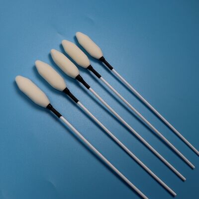 Hisopo de limpieza médica con esponja de limpieza médica, hisopo con punta de espuma, Trocar, 21cm de largo desechable, para hospital