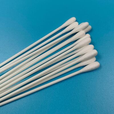 Bastoncillo de algodón desechable Extra largo, hisopo de algodón resistente a productos químicos, Qtips para laboratorio, 20cm