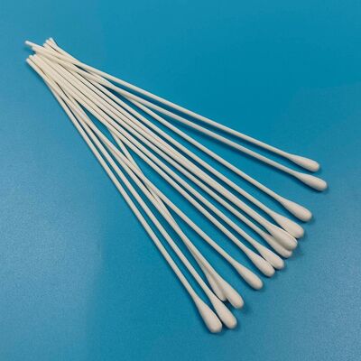 Bastoncillo de algodón desechable Extra largo, hisopo de algodón resistente a productos químicos, Qtips para laboratorio, 20cm