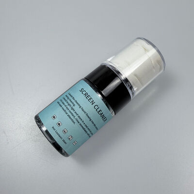 Spray limpiador de pantalla con toallitas de microfibra: seguro para lentes y dispositivos electrónicos en tamaños de 30/60/80/100/120 ml