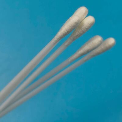 9cm PS Stick Sterile Dacron Swab Oral Prueba de la gripe Recolección de muestras de muestras de superficie de muestras de muestras de muestras para monitoreo ambiental