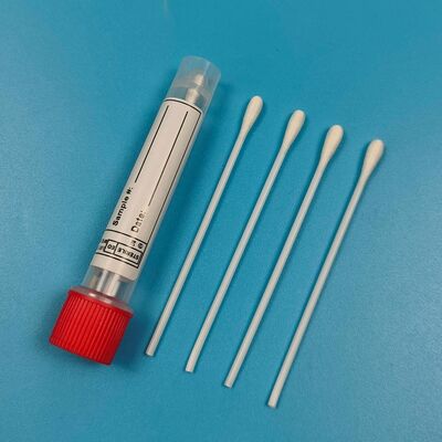 9cm PS Stick Sterile Dacron Swab Oral Prueba de la gripe Recolección de muestras de muestras de superficie de muestras de muestras de muestras para monitoreo ambiental