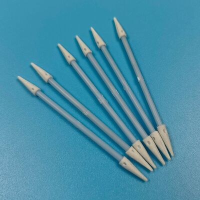Mango azul sin pelusa, miniesponja puntiaguda de 3,6mm, hisopo para limpieza de automóviles, hisopo para detalles, limpieza de precisión, hisopo de espuma ESD para sala limpia