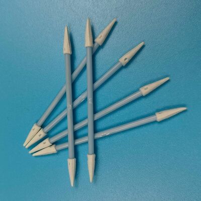 Mango azul sin pelusa, miniesponja puntiaguda de 3,6mm, hisopo para limpieza de automóviles, hisopo para detalles, limpieza de precisión, hisopo de espuma ESD para sala limpia