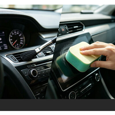 Equipo portátil de la esponja de la limpieza de la precisión que detalla el equipo de limpieza del coche del equipo de la esponja con el cepillo de esponja