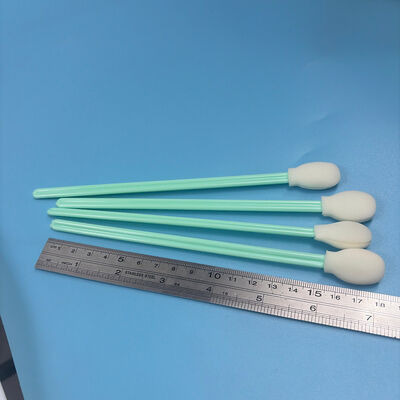 Esponja redonda de 180 mm - mango verde, 50 pcs - para ventilaciones de aire acondicionado, grietas de tablero, pistas de asiento y rejillas de descongelamiento - Automotriz