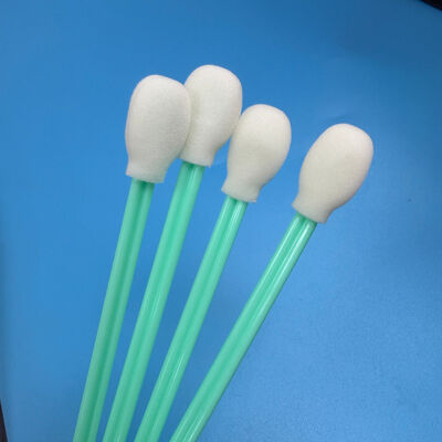 Esponja redonda de 180 mm - mango verde, 50 pcs - para ventilaciones de aire acondicionado, grietas de tablero, pistas de asiento y rejillas de descongelamiento - Automotriz