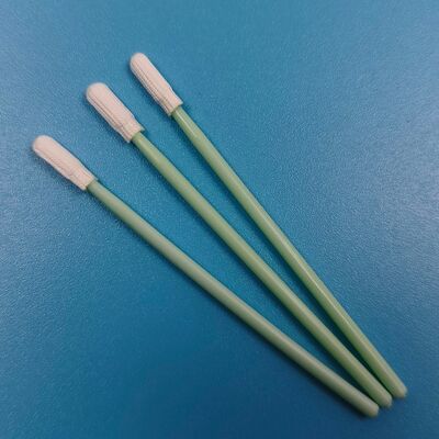743 Hisopo de limpieza de precisión sin pelusa de 3,8 mm, hisopo sin pelusa para sala limpia, hisopo de poliéster ESD para limpieza de electrónica