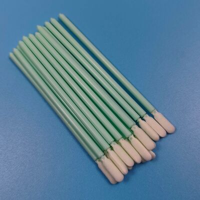 TX709, palo de PP verde, esponja de limpieza de precisión, hisopo para sala limpia, punta de espuma, hisopo para detalles, hisopo de limpieza electrónica