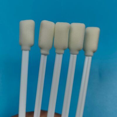 Hisopo de limpieza de esponja Rectangular de doble extremo, palo de PP blanco, hisopo de limpieza para impresora Mimaki, punta de espuma, hisopo para sala limpia