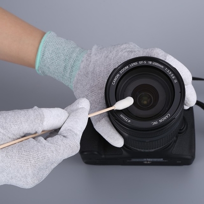 Esponjas de la limpieza de la espuma de 154 milímetros, cabeza de madera de la impresora de las esponjas de algodón del palillo de DSLR