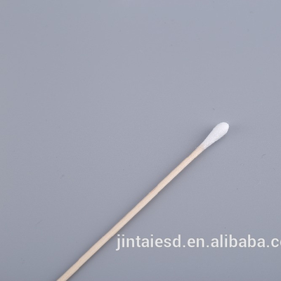 Esponjas de algodón largas de madera del palillo de la disposición, esponjas de algodón medicinales estéril