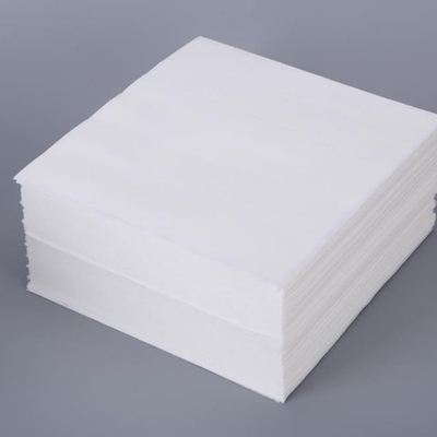 Logotipo no tejido blanco/del azul de la microfibra del paño del OEM para la limpieza de la óptica