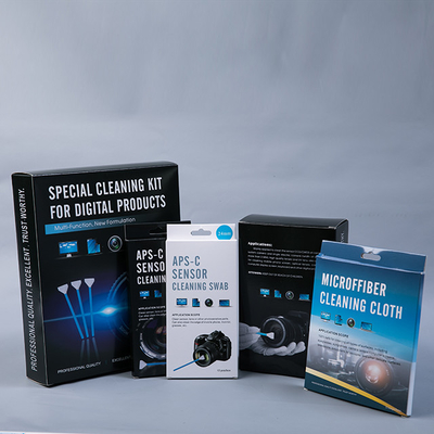 9 en 1 equipo de limpieza del sensor de la microfibra del OEM de la cámara digital