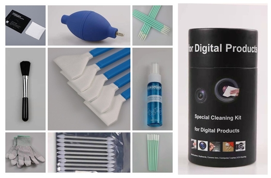 9 en 1 equipo de limpieza del sensor especial de la cámara con el espray de la limpieza