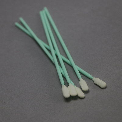 Swab de espuma de mango extendido Azul/verde/negro Swab de punta de espuma con mango largo de 165 mm