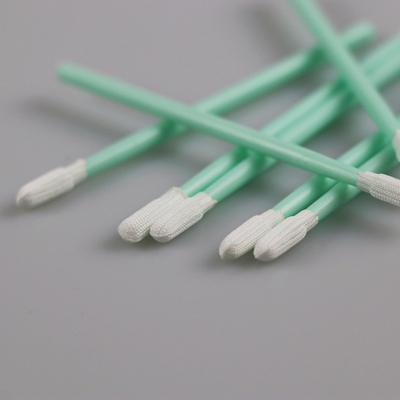 Esponjas disponibles del poliéster de la manija verde industrial de la fabricación de China para la electrónica