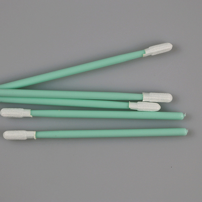 Esponjas disponibles del poliéster de la manija verde industrial de la fabricación de China para la electrónica