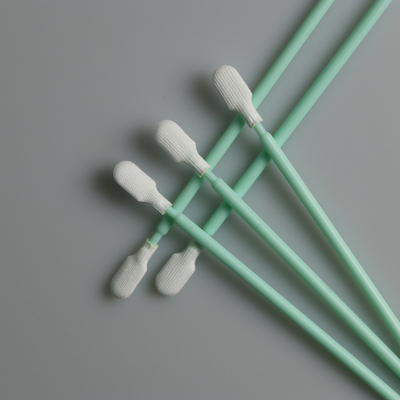 Palillos de limpieza de la esponja 102m m de la longitud del recinto limpio del poliéster industrial disponible de la capa doble