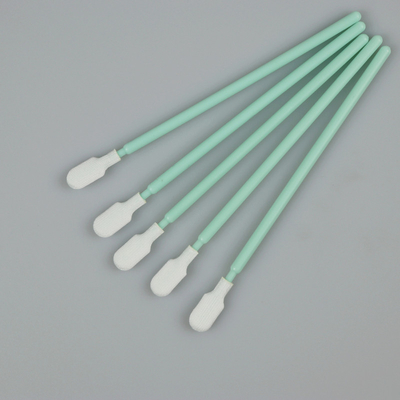 Palillos de limpieza de la esponja 102m m de la longitud del recinto limpio del poliéster industrial disponible de la capa doble