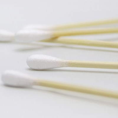 Brotes 75m m de bambú biodegradables del algodón de las cabezas dobles