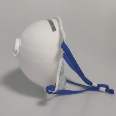 Mascarilla protectora FFP3 con las vendas de respiración de la válvula