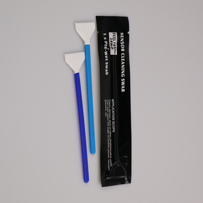 Esponjas de limpieza del sensor libre de polvo de la extremidad de la microfibra de 2 capas para la cámara CCD