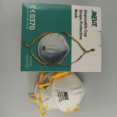 3D previenen la cara disponible civil blanca de la máscara de la gripe 4 capas