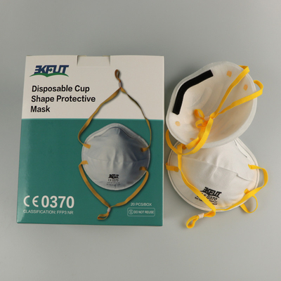 Mascarilla disponible del diseño blanco 3D FFP3 con las vendas