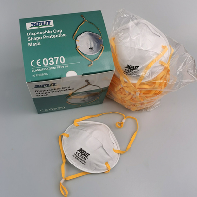 Respirador disponible de la taza de la mascarilla de la permeabilidad excelente del aire FFP3