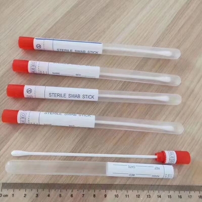 Esponja estéril de la espuma de la prueba del virus del EO del palillo del ABS para la colección de la muestra del hospital