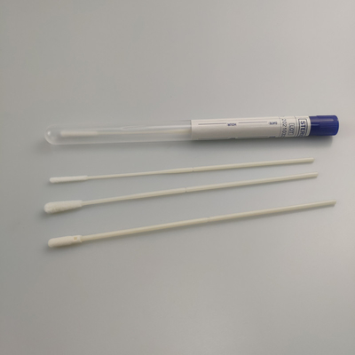 Esponjas orales nasales de la garganta del palillo estéril del ABS del EO con el tubo de la colección de la muestra