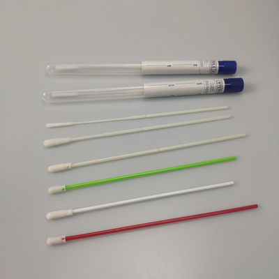 Esponjas orales nasales de la garganta del palillo estéril del ABS del EO con el tubo de la colección de la muestra