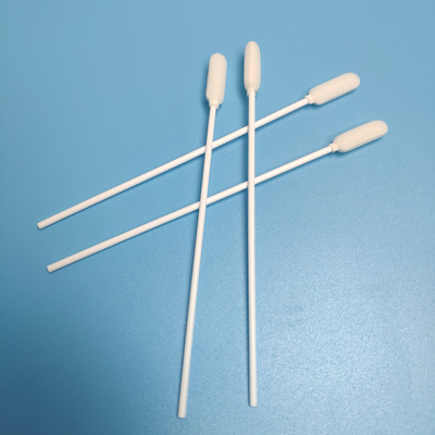 Color disponible del blanco de la torunda de muestreo de la cabeza de la esponja de la espuma del palillo de los PP